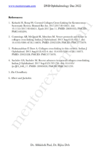 DNB MS Ophthalmology Solved Question Papers Course 3