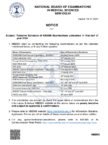 NBEMS DNB Natboard FET NEET SS exam schedule 2024