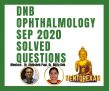 DNB Ophthalmology June 2020 Solved Question Papers