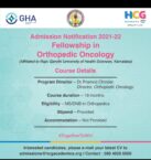 Fellowship Orthopaedic Oncology  Rajiv Gandhi University